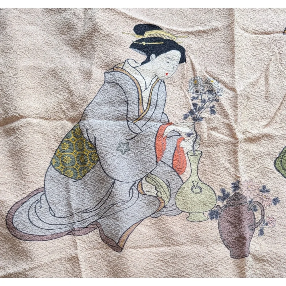 Japan VTG Handkerchief 24